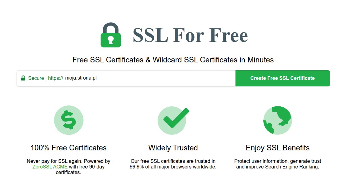 Generator SSL/TLS